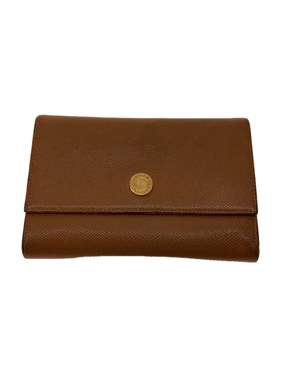 【中古】BVLGARI◆3つ折り財布/--/BRW/メンズ【服飾雑貨他】