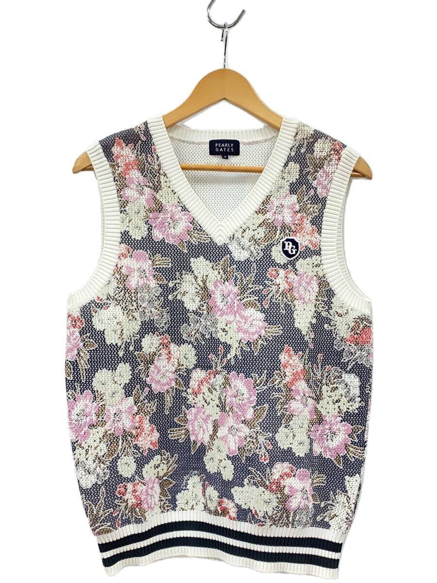 【中古】PEARLY GATES◆スポーツウェアー/4/WHT【スポーツ】