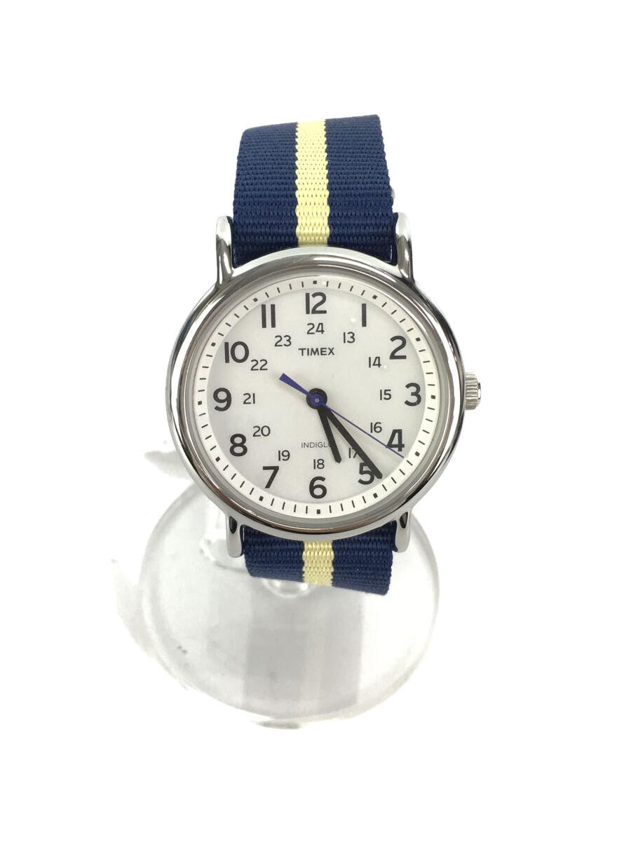 【中古】TIMEX◆クォーツ腕時計/アナ