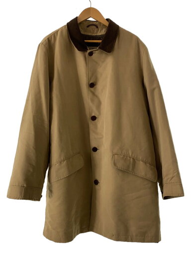【中古】L.L.Bean◆オーバーコート/L/コットン/BEG/無地【メンズウェア】 【中古】L.L.Bean◆オーバーコート/L/コットン/BEG/無地【メンズウェア】