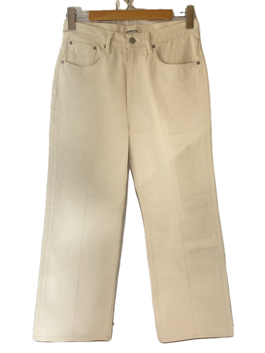 【中古】AURALEE◆HARD TWIST DENIM 5P PANTS/ボトム/30/コットン/CRM/A9AP01DM【メンズウェア】