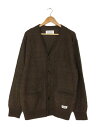 【中古】WACKO MARIA◆23AW/MARBLE MOHAIR KNIT CARDIGAN/カーディガン(薄手)/XL/アクリル【メンズウェア】