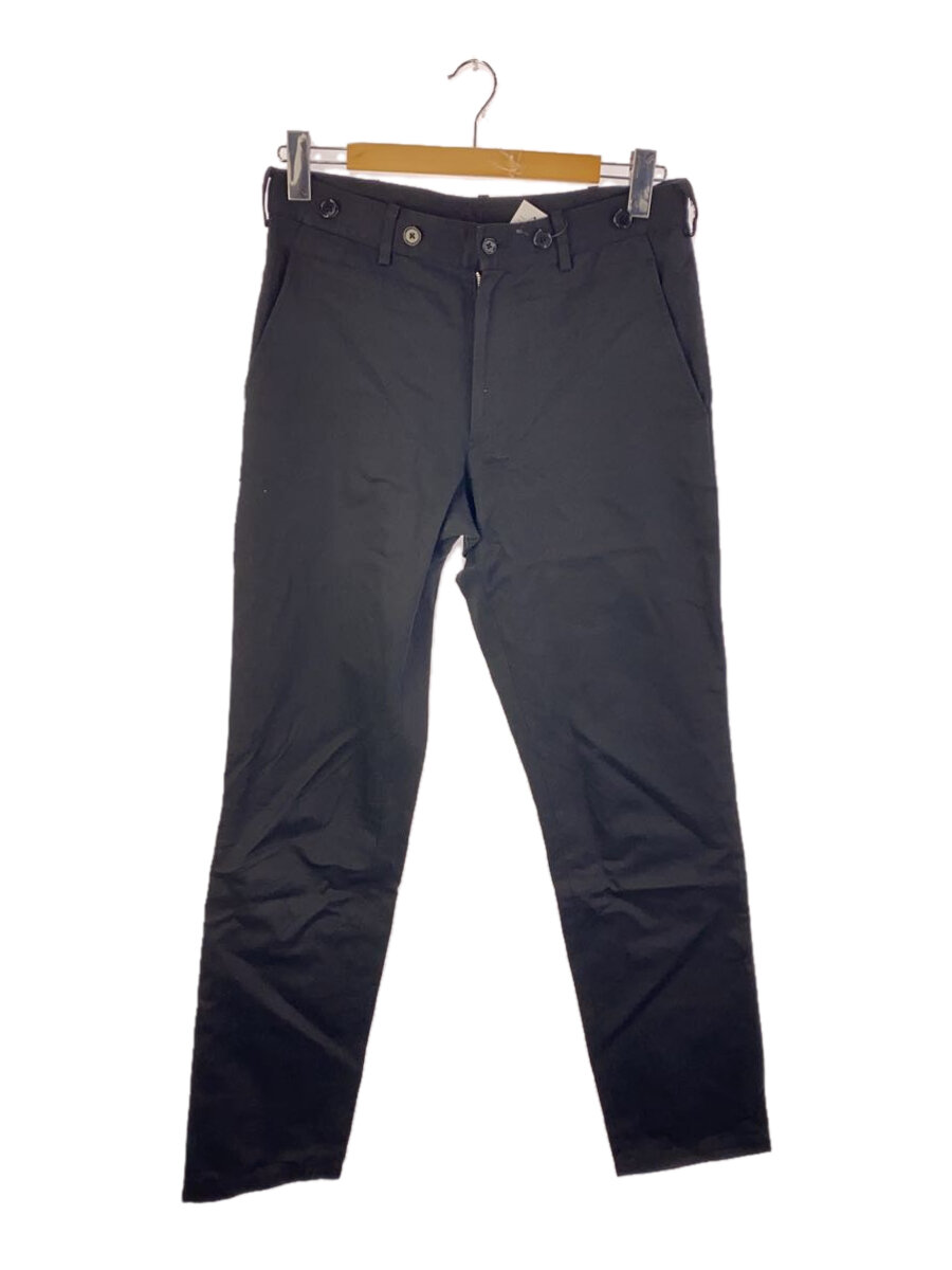 【中古】yohji yamamoto POUR HOMME◆07SS/ストレートパンツ/3/コットン/BLK/HT-P16-037【メンズウェア】