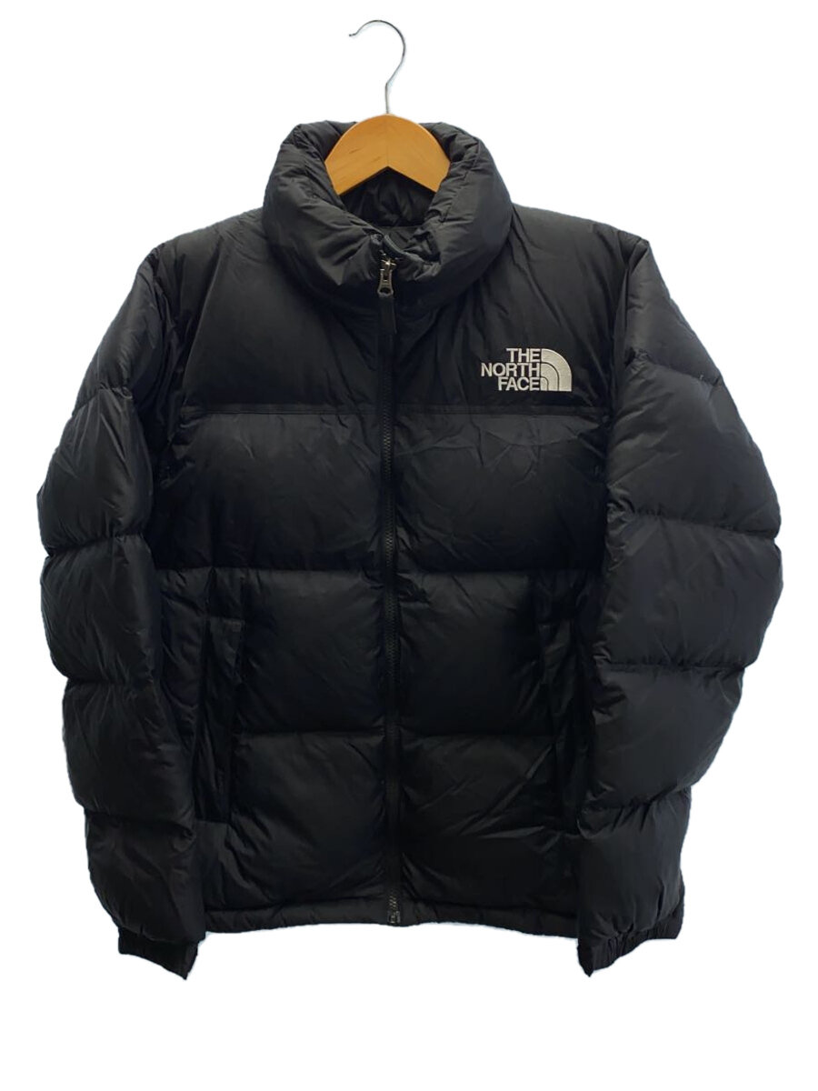 【中古】THE NORTH FACE◆ダウンジャケット/S/ナイロン/BLK/無地/ND92335/SHORT NUPTSE JACKET【メンズウェア】