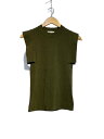 【中古】CLANE◆SQUARE SLEEVE KNIT TOPS/1/コットン/NVY/17106-2192【レディースウェア】