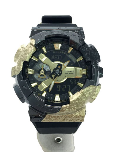 【中古】CASIO◆腕時計/デジアナ/ラバー/GLD/GM-114GEM【服飾雑貨他】 【中古】CASIO◆腕時計/デジアナ/ラバー/GLD/GM-114GEM【服飾雑貨他】