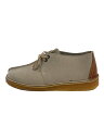 【中古】Clarks◆クラークス/シューズ/US9.5/BEG/スウェード/DESERT TREK/ベージュ【シューズ】