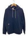 【中古】EMPORIO ARMANI◆パーカー/XXL/コットン/BLK/無地/6K1ML7//【メンズウェア】