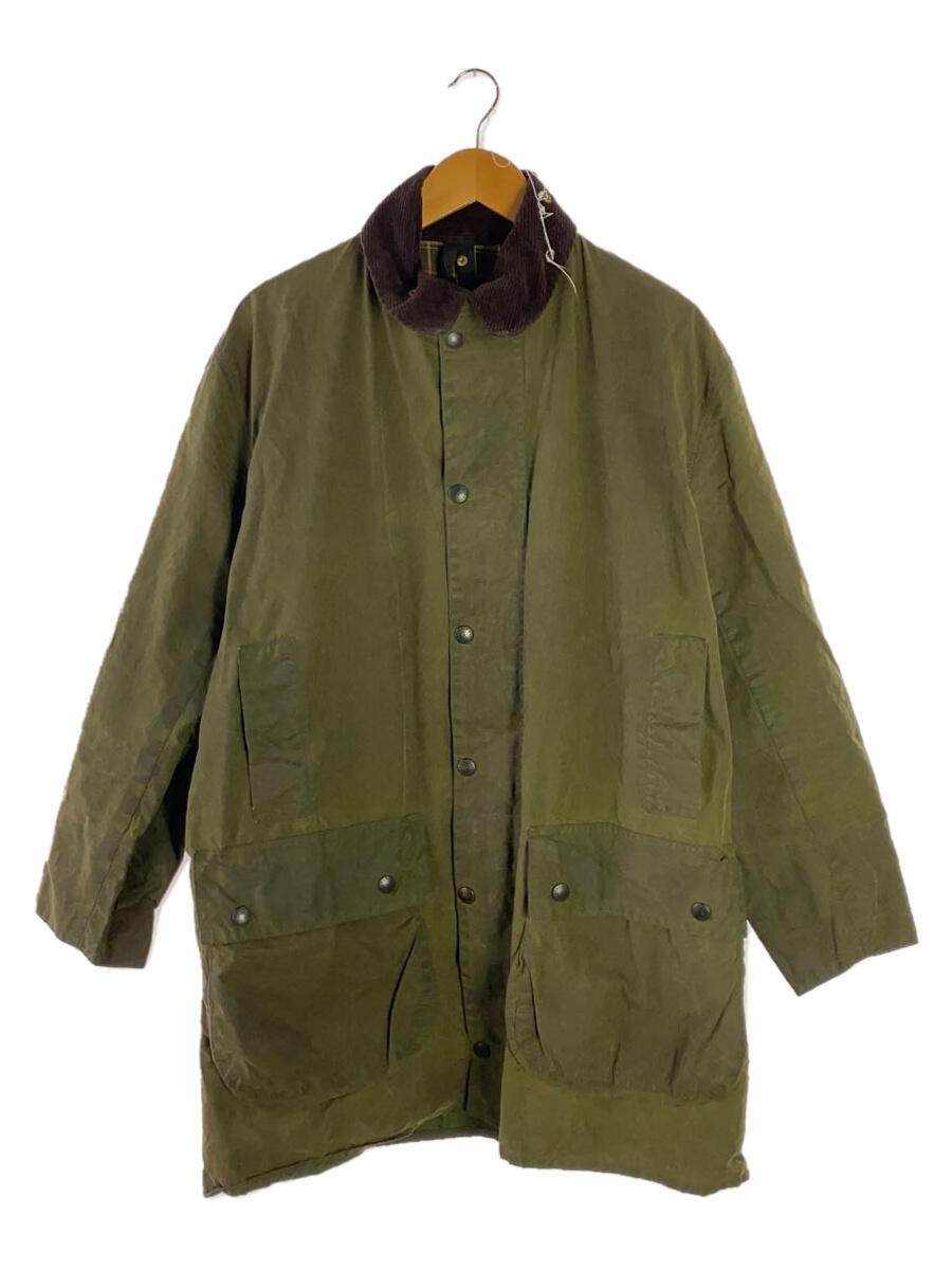 【中古】Barbour◆A200/BORDER/ボーダー/オイルドジャケット/42/コットン/カーキ【メンズウェア】