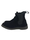 【中古】Dr.Martens◆サイドゴアブーツ/UK4/ブラック/ベロア/AW006【シューズ】(4)
