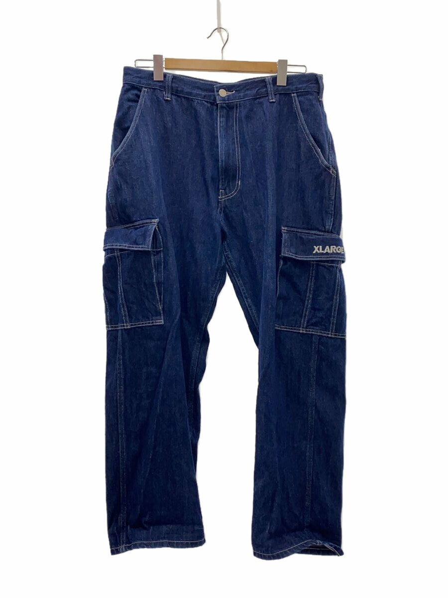 【中古】X-LARGE◆カーゴパンツ/36/デニム/NVY【メンズウェア】