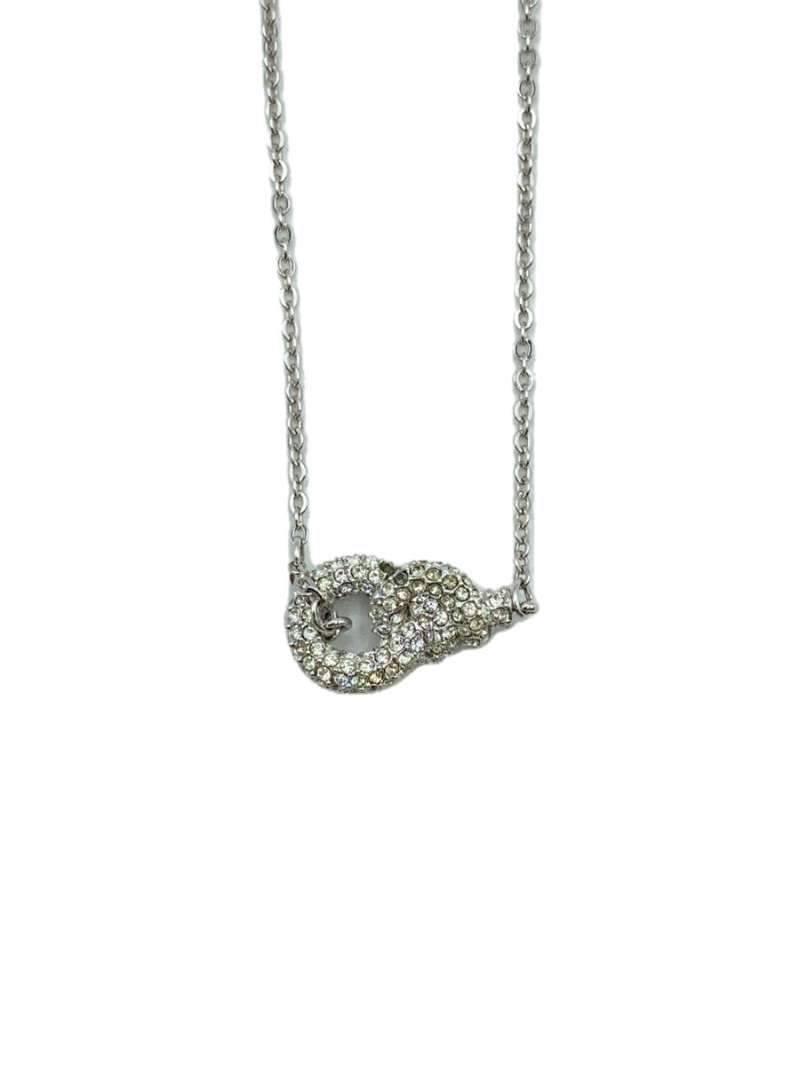 【中古】Swarovski◆ネックレス/--/SLV/トップ有/レディース//【服飾雑貨他】