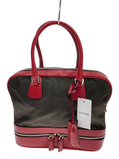 【中古】PRADA◆ハンドバッグ/ナイロン/KHK/無地/B11228【バッグ】 【中古】PRADA◆ハンドバッグ/ナイロン/KHK/無地/B11228【バッグ】