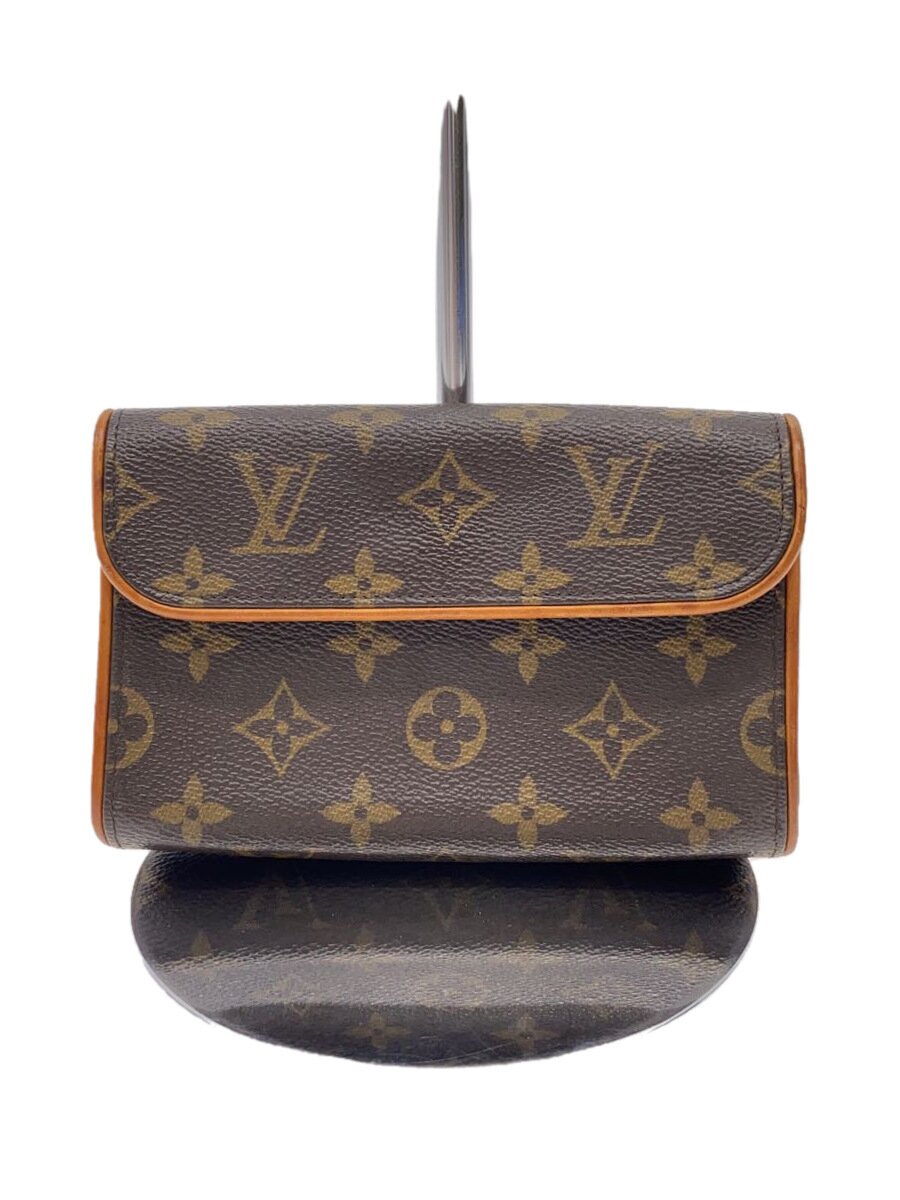 【中古】LOUIS VUITTON◆ポシェット・フロランティーヌ_モノグラム・キャンバス_BRW/PVC/BRW/総柄【バッグ】