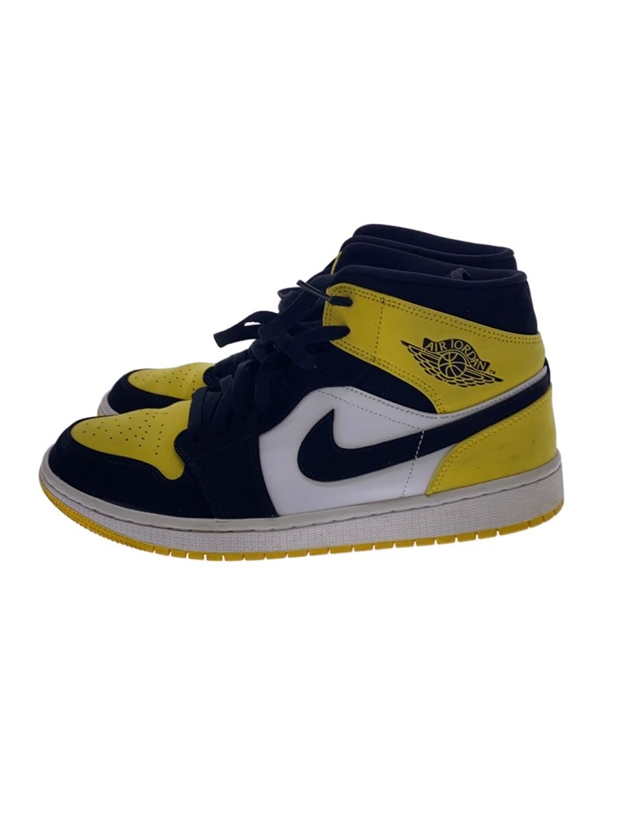 NIKE◆AIR JORDAN 1 MID SE/エアジョーダン1ミッドSE/ブラック/852542-071/28cm/B
