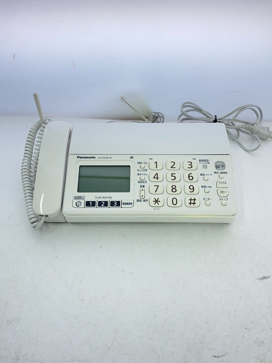【中古】Panasonic◆FAX電話 おたっくす KX-PZ200DL-W [ホワイト]【家電・ビジュアル・オーディオ】
