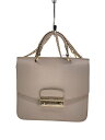 【中古】FURLA◆ショルダーバッグ/レザー/BEG【バッグ】