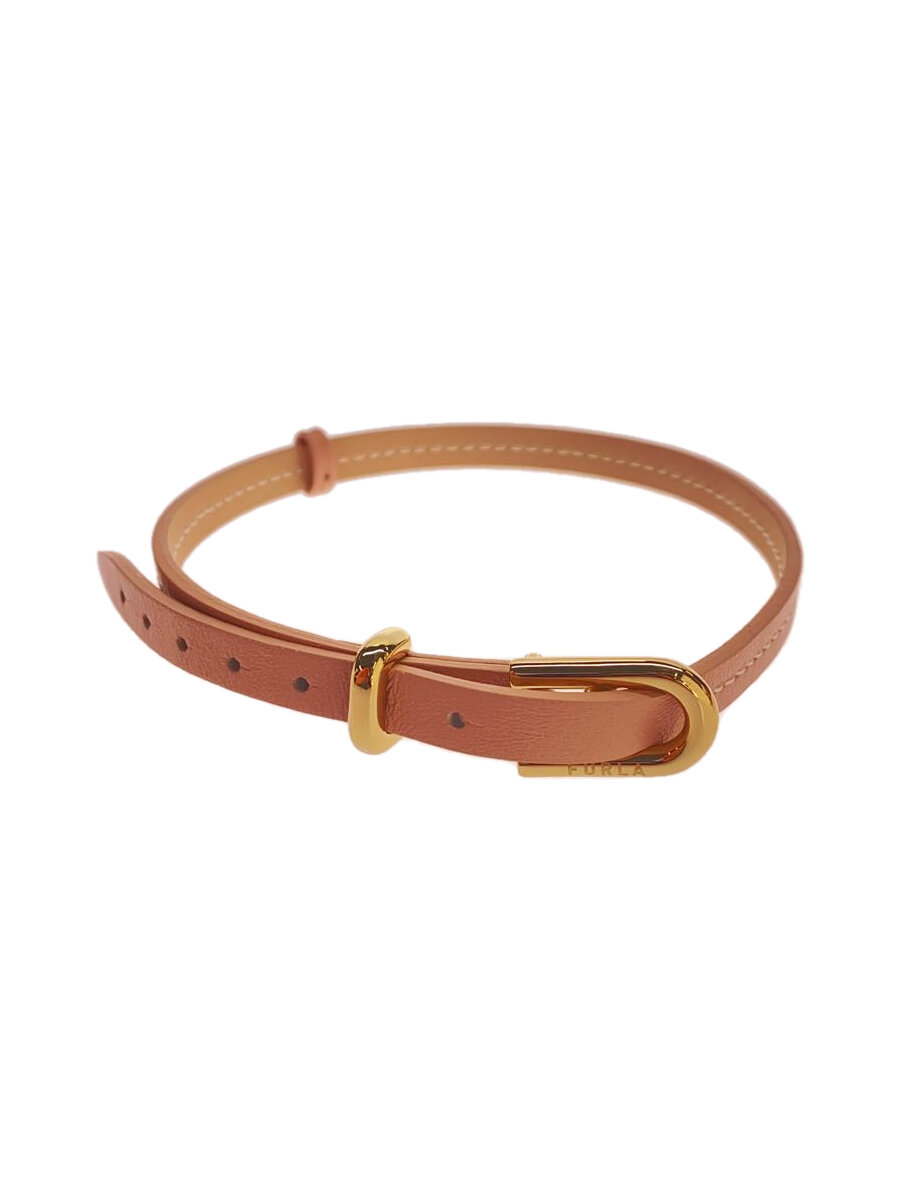 【中古】FURLA◆ブレスレット/レザー/レディース【服飾雑貨他】