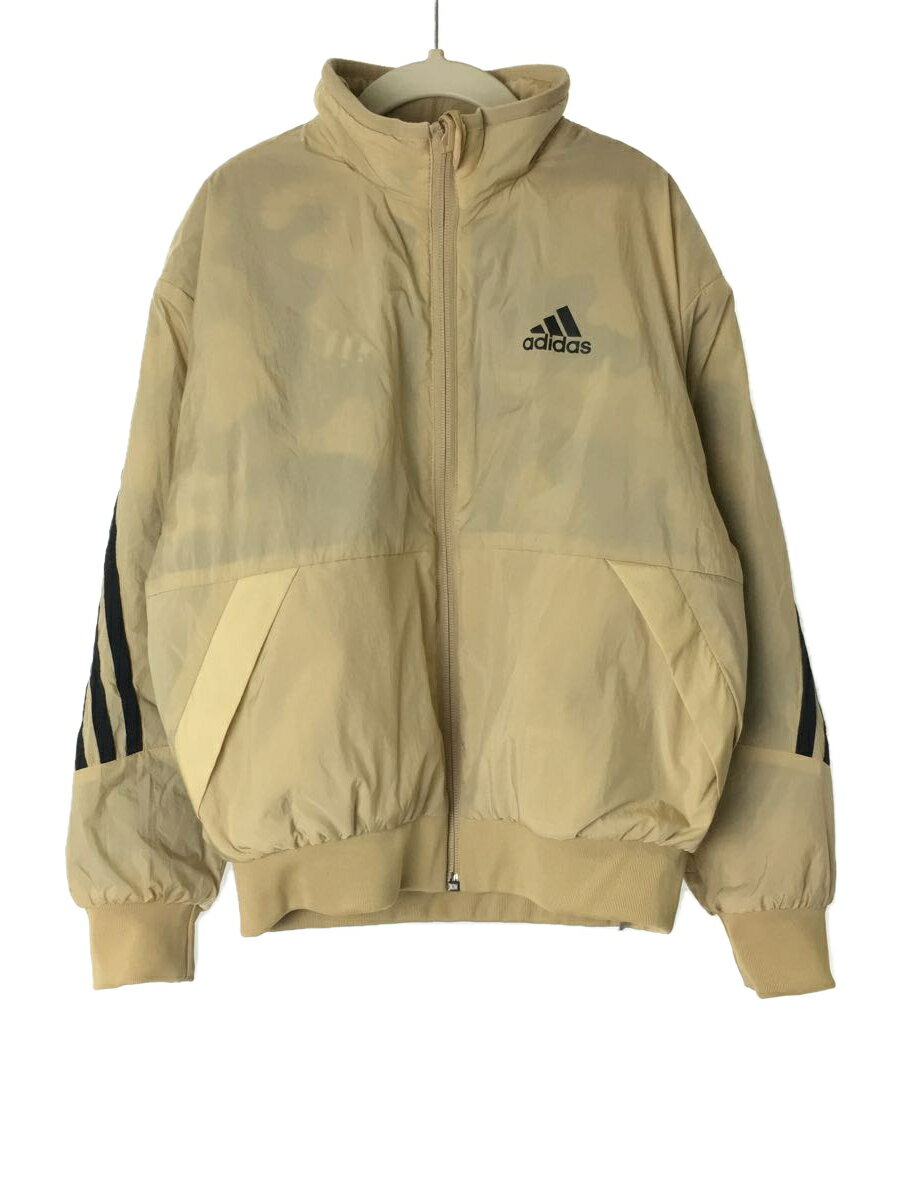 【中古】adidas◆ブルゾン/130cm/ナイロン/BEG/A6A001【キッズ】