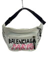 【中古】BALENCIAGA◆EXPLORER BELTPACK/レザー/WHT/529550・9061・W・002123【バッグ】(4)