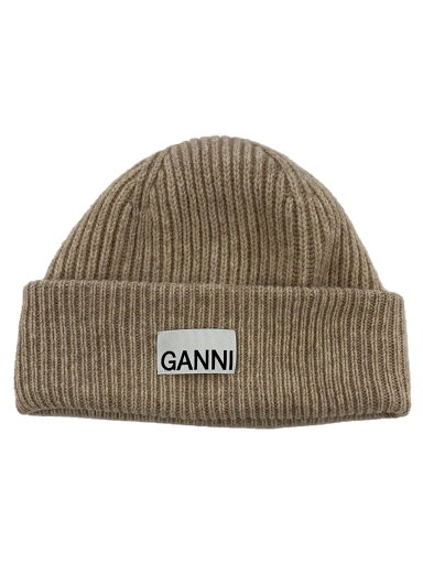 【中古】GANNI◆Light Structured Rib Knit Beaニットキャップ/--/ウール/BEG/レディース/5880【服飾雑貨他】 【中古】GANNI◆Light Structured Rib Knit Beaニットキャップ/--/ウール/BEG/レディース/5880【服飾雑貨他】