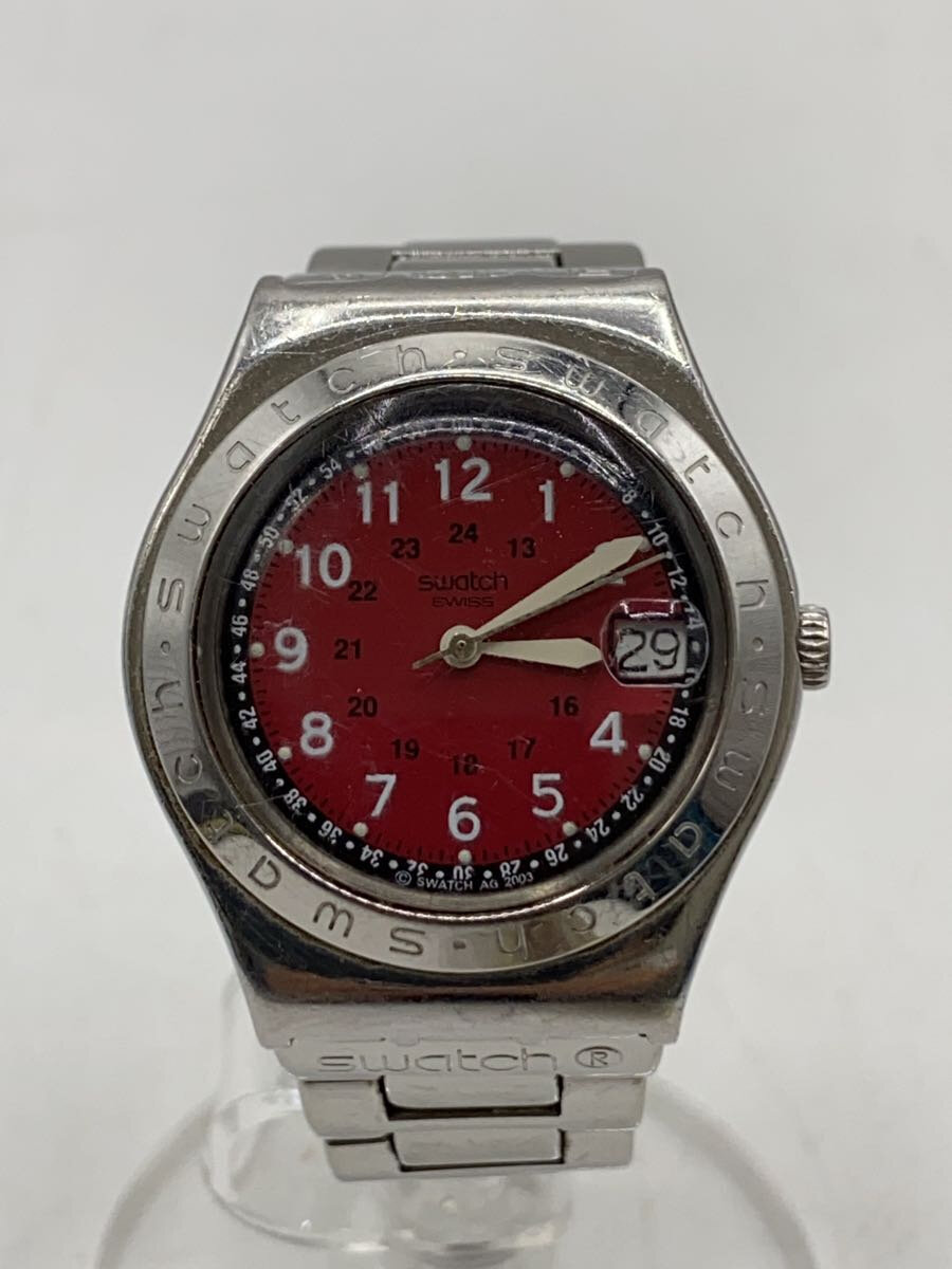 Other - 【中古】SWATCH◆クォーツ腕時計/アナログ/RED【服飾雑貨他】