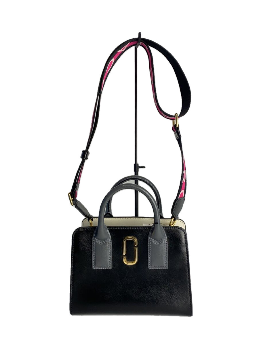 【中古】MARC JACOBS◆ハンドバッグ/レザー/BLK/無地/M0014320 002【バッグ】