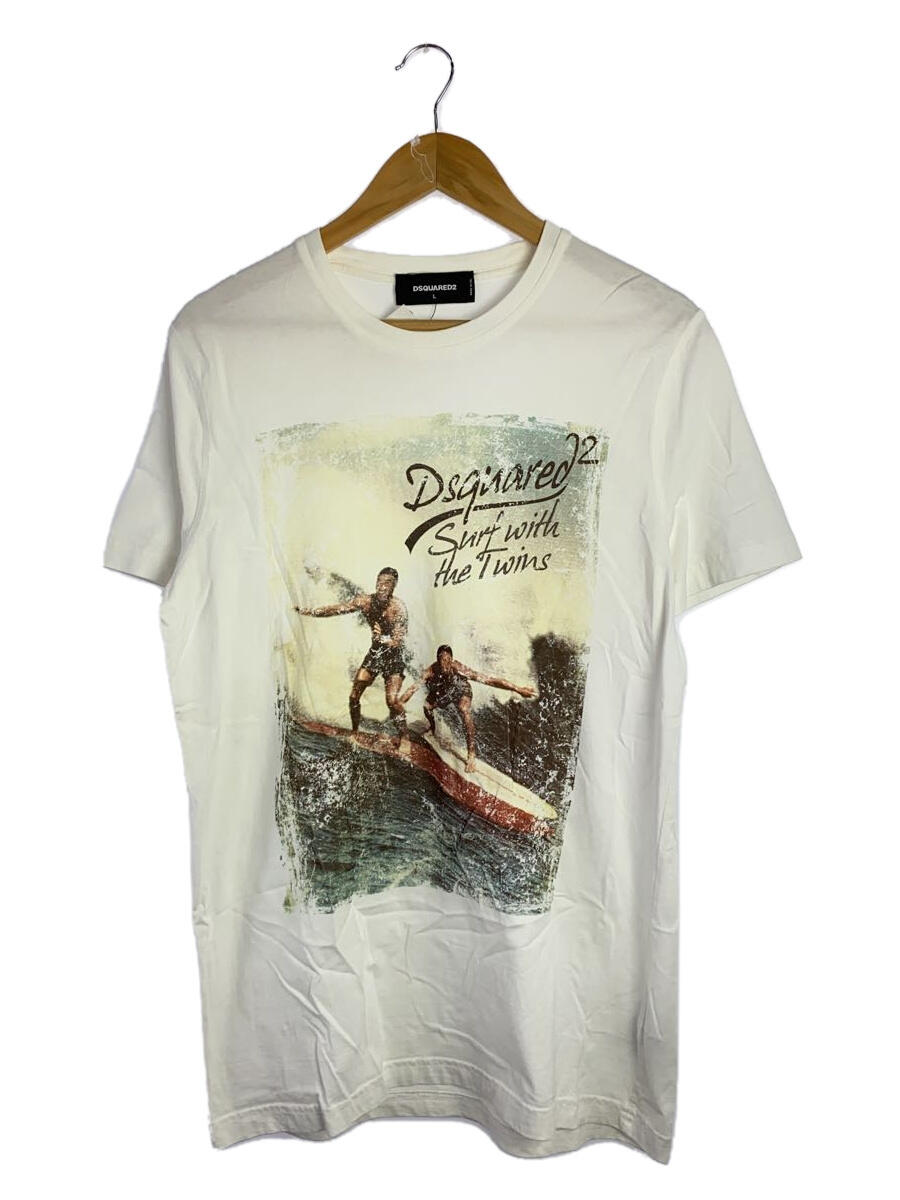 【中古】DSQUARED2◆Tシャツ/L/コット