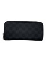 【中古】LOUIS VUITTON◆ジッピー・ウォレット・ヴェルティカル_ダミエ・グラフィット_BLK/PVC/BLK/レディース【服飾雑貨他】(4)
