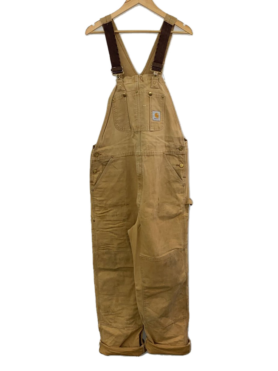 【中古】Carhartt◆オーバーオール/--/コットン/CML/無地【メンズウェア】