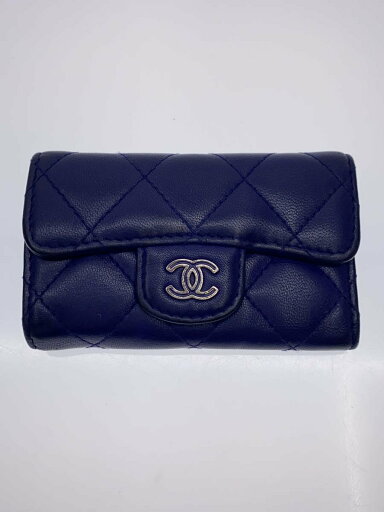 【中古】CHANEL◆キーケース/レザー/BLU/レディース//【服飾雑貨他】 【中古】CHANEL◆キーケース/レザー/BLU/レディース//【服飾雑貨他】