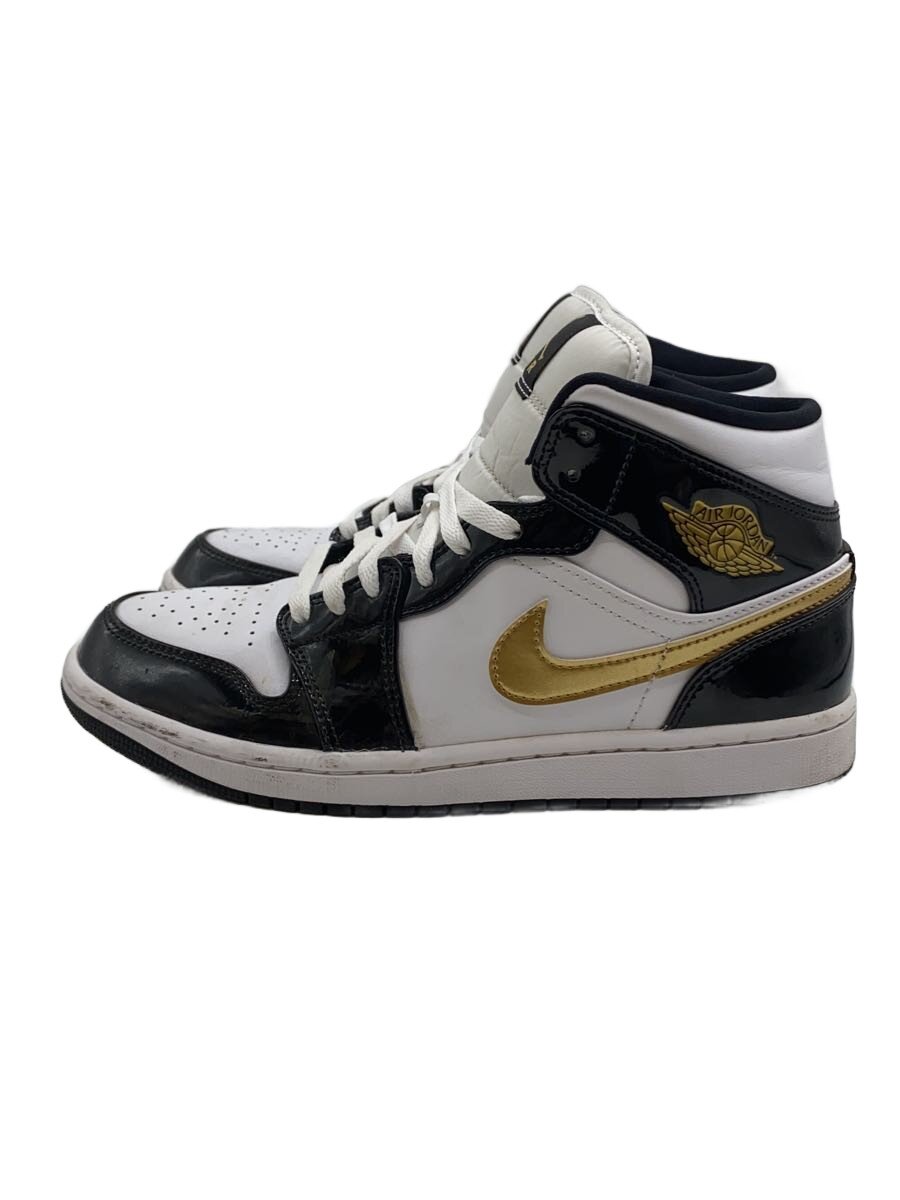 NIKE◆AIR JORDAN 1 MID SE/エアジョーダン1ミッドSE/ブラック/852542-007/26.5cm