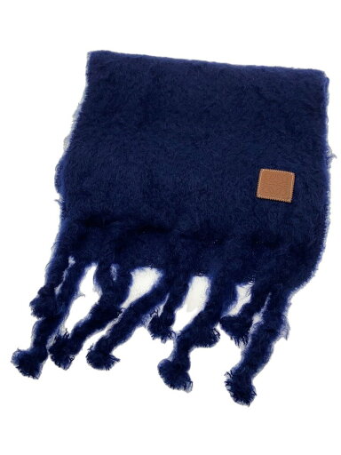 【中古】LOEWE◆アナグラム/マフラー/モヘア/BLU/メンズ//【服飾雑貨他】 【中古】LOEWE◆アナグラム/マフラー/モヘア/BLU/メンズ//【服飾雑貨他】