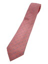 【中古】dunhill◆ネクタイ/シルク/PNK/総柄/メンズ【服飾雑貨他】