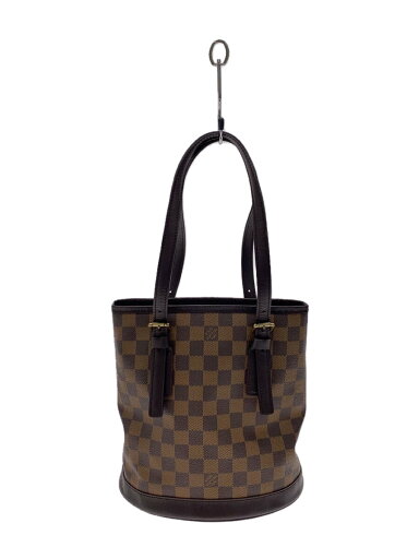【中古】LOUIS VUITTON◆マレ_ダミエ・エベヌ_BRW/PVC/BRW【バッグ】 【中古】LOUIS VUITTON◆マレ_ダミエ・エベヌ_BRW/PVC/BRW【バッグ】