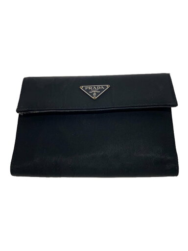 【中古】PRADA◆3つ折り財布/ナイロン/BLK/無地/メンズ【服飾雑貨他】 【中古】PRADA◆3つ折り財布/ナイロン/BLK/無地/メンズ【服飾雑貨他】