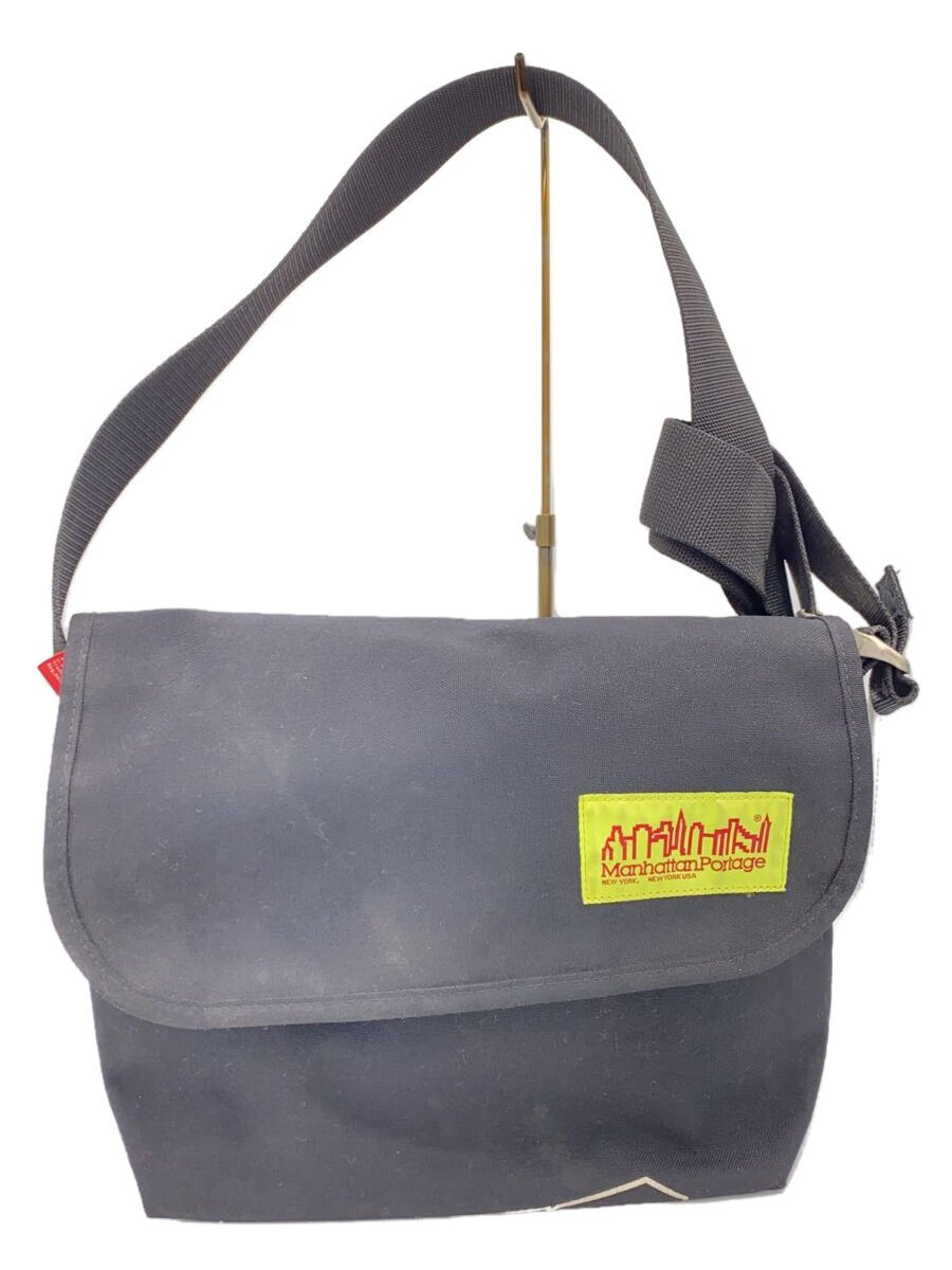 Shoulder Bags - 【中古】Manhattan Portage◆ショルダーバッグ/キャンバス/BLK/プリント【バッグ】