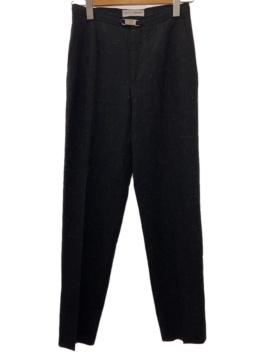 【中古】DOLCE&GABBANA◆ボトム/--/ウール/BLK【レディースウェア】