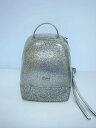 【中古】FURLA◆リュック/PVC/GRY【バッグ】