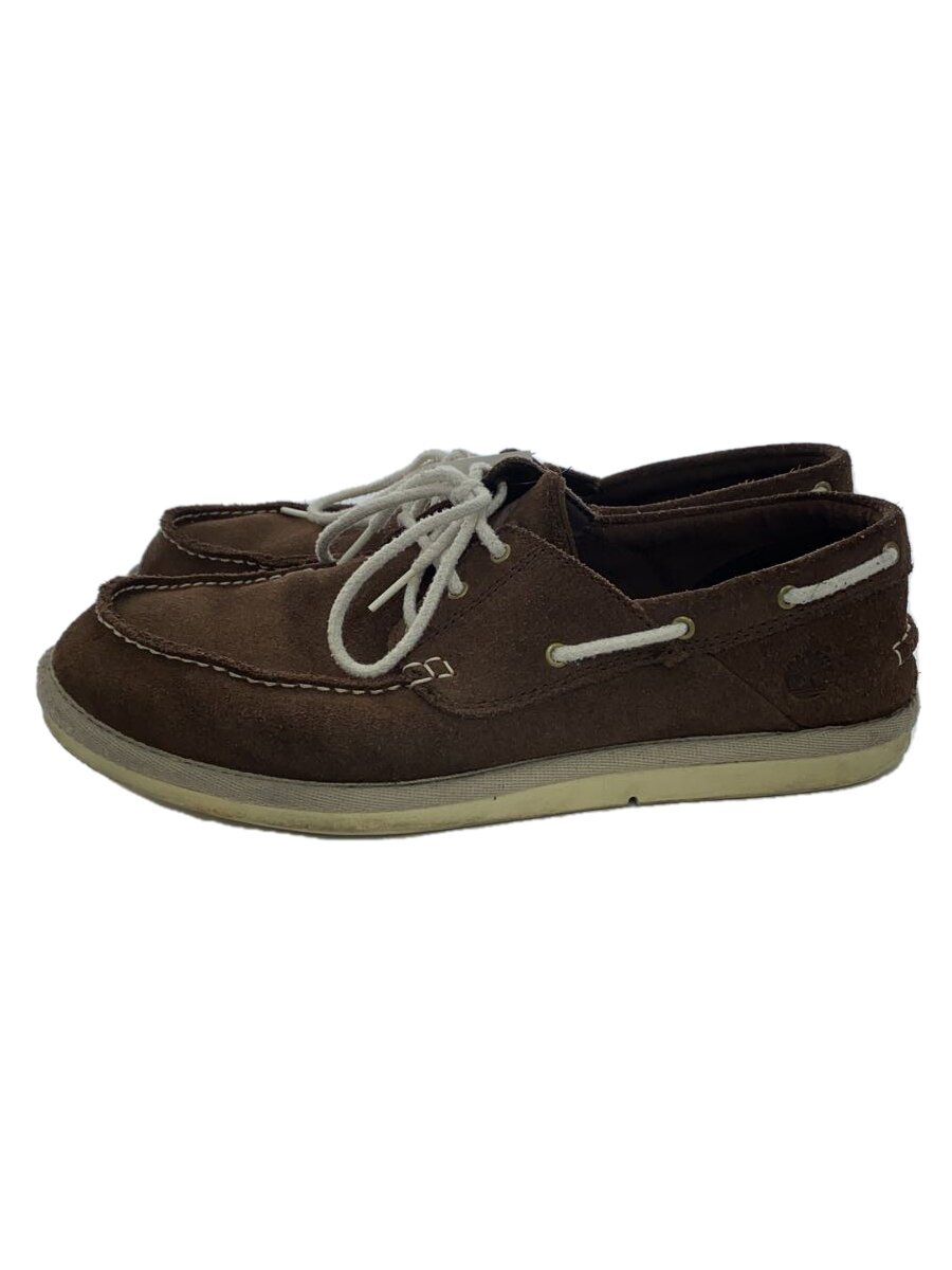 Deck Shoes - 【中古】Timberland◆デッキシューズ/26.5cm/ブラウン/スウェード/A14K5【シューズ】