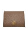 【中古】GUCCI◆2つ折り財布/レザー/BEG/無地/レディース//【服飾雑貨他】(4)
