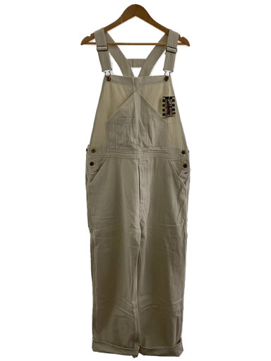 【中古】AT-DIRTY◆オーバーオール/M/コットン/WHT/無地【メンズウェア】 【中古】AT-DIRTY◆オーバーオール/M/コットン/WHT/無地【メンズウェア】