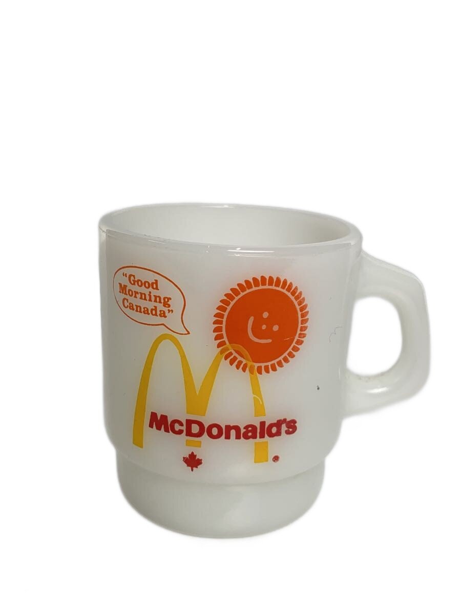 【中古】Fire King◆マグカップ/ホワイト/マクドナルド/McDonald’s【キッチン用品】...