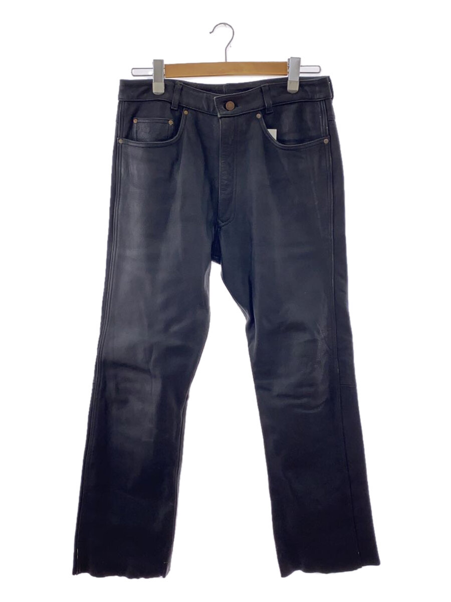 【中古】NANKAI◆ボトム/LL/レザー/BLK【メンズウェア】