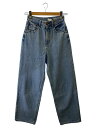 【中古】RED CARD◆Dakota_Big Straight/ダコタ_ワイドストレートデニムパンツ/22/ブルー/723432【レディースウェア】
