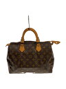 【中古】LOUIS VUITTON◆1)スピーディ30_モノグラム・キャンバス_BRW/PVC/BRW【バッグ】(4)