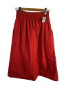 【中古】コットンパッチポケットスカート/スカート/FREE/コットン/RED/無地/na-f06028【レディースウェア】(4)