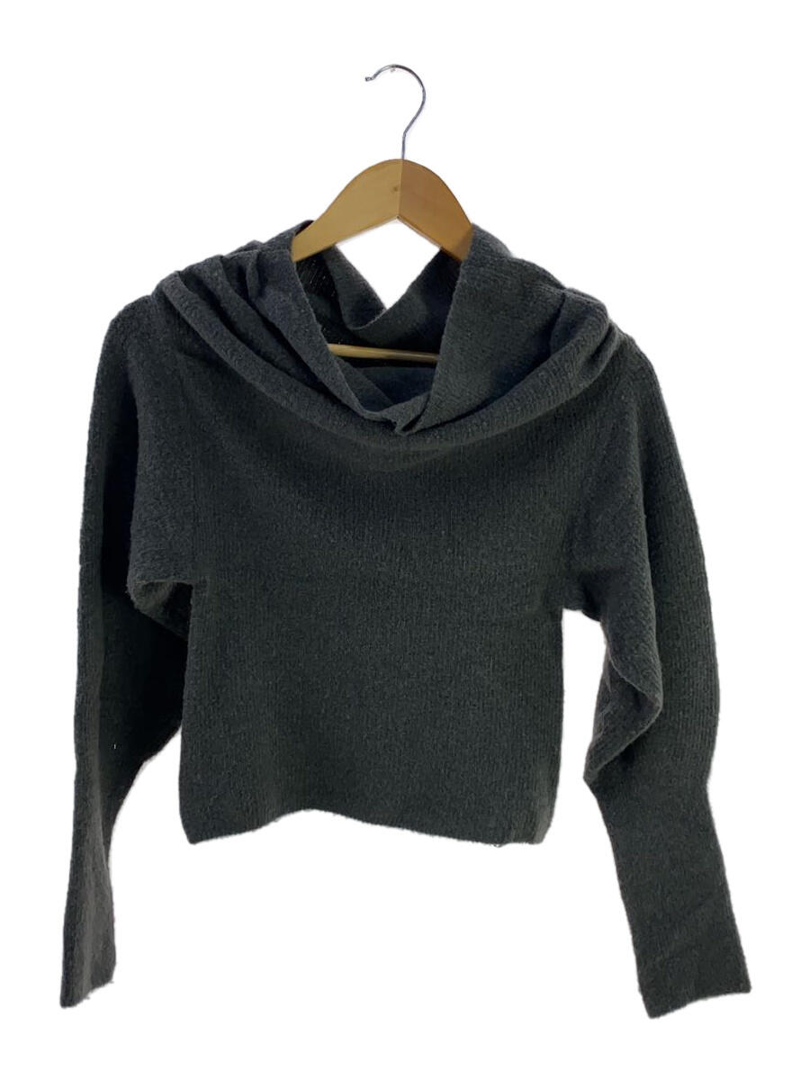 【中古】SNIDEL◆23AW/ルーズオフショルニットプルオーバー/FREE/ナイロン/BRW/無地/SWNT234182【レディースウェア】