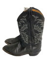 【中古】TONY LAMA◆ウェスタンブーツ/US9.5/BLK/レザー/7900【シューズ】