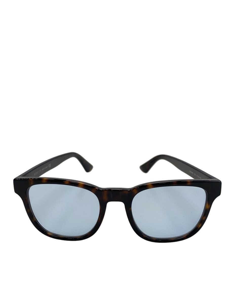 Other - 【中古】GUCCI◆メガネ/カラーレンズ/ウェリントン/ベッコウ/プラスチック/BRW/BLU/レディース/GG0764//【服飾雑貨他】